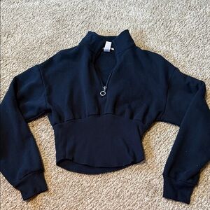 Victoria's Secret Black Cropped Jacket